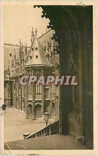 Ansichtskarte AK Rouen Detail du Palais de Justice