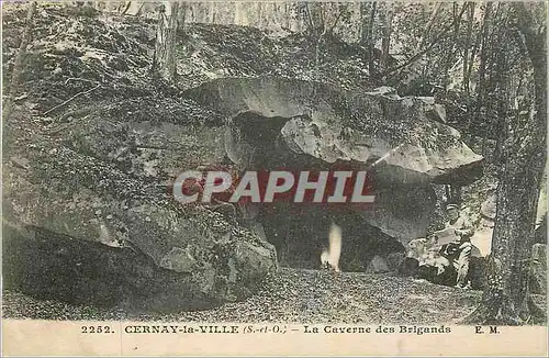 Cartes postales Cernay la Ville S et O La Caverne des Brigands