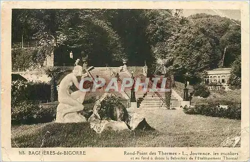 Cartes postales Bagneres de Bigorre Rond Point des Thermes