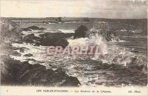 Cartes postales Les Sables d'Olonne Les Rochers de la Chaume