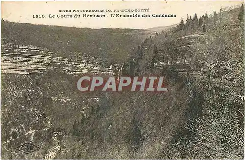 Cartes postales Le Cours du Herisson L'Ensemble des Cascades