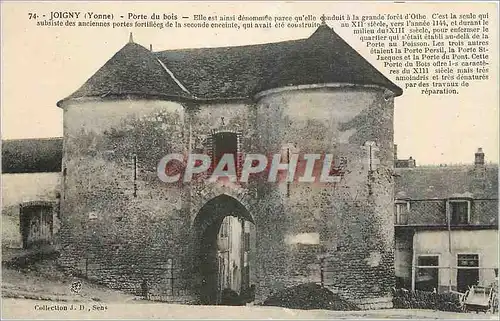 Cartes postales Joigny Yonne Porte du bois