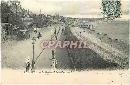 Cartes postales Le Havre Le Boulevard Maritime