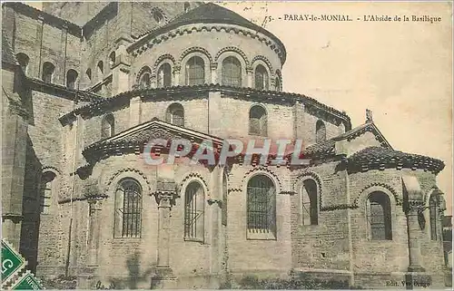 Cartes postales Paray le Monial L'Abside de la Basilique