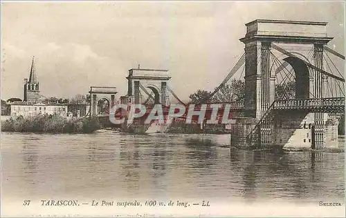 Cartes postales Tarascon Le Pont suspendu