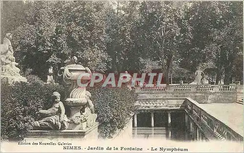 Cartes postales Nimes Jardin de la Fontaine Le Nympheum