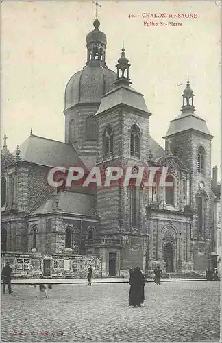 Ansichtskarte AK Chalon sur Saone Eglise St Pierre