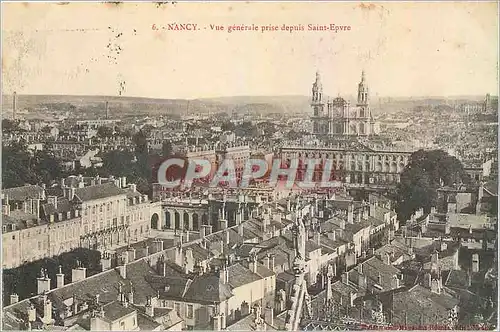 Ansichtskarte AK Nancy Vue generale prise depuis Saint Epvre