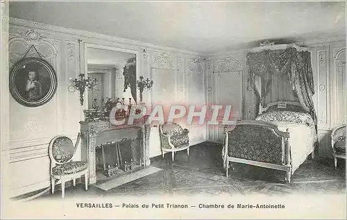 Cartes postales Versailles Palais du Petit Trianon Chambre de Marie Antoinette