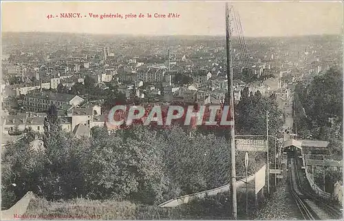 Ansichtskarte AK Nancy Vue generale prise de la Cure d'Air