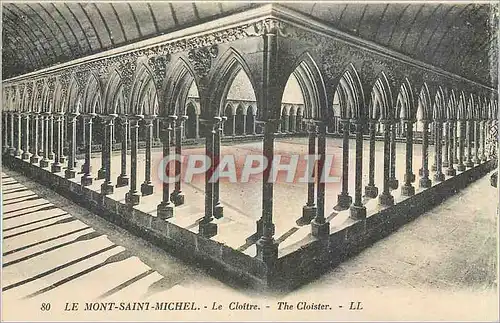 Cartes postales Le Mont Saint Michel Le Cloitre