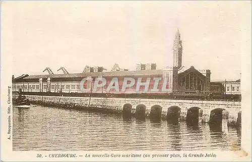 Cartes postales Cherbourg La nouvelle Gare maritime