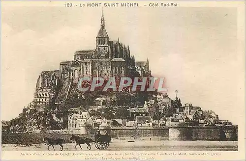 Ansichtskarte AK le Mont Saint Michel Cote Sud Est