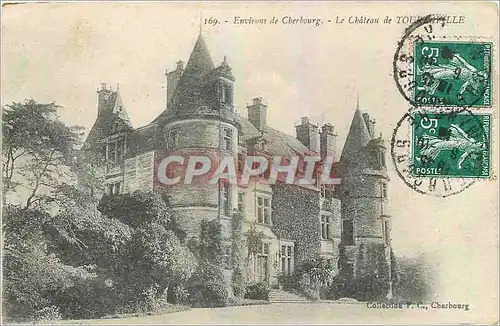 Ansichtskarte AK Environs de Cherbourg Le Chateau de Tourlaville