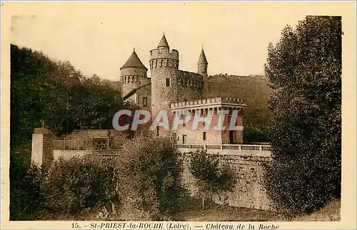 Cartes postales St Priest la Roche Loire Ch�teau de la Roche