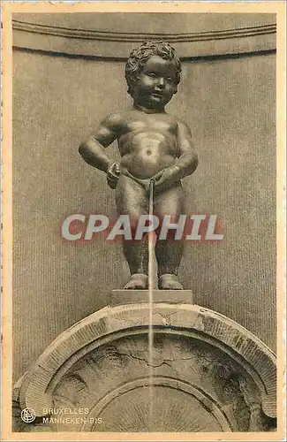 Cartes postales Bruxelles Manneken Pis