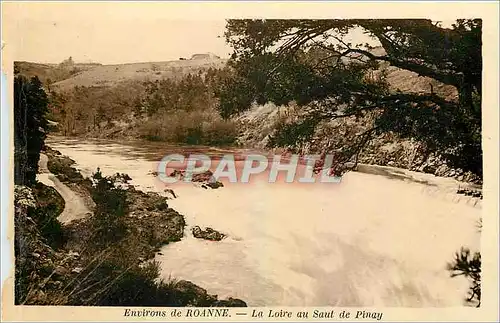 Ansichtskarte AK Environs de Roanne La Loire au Saut de Pinay