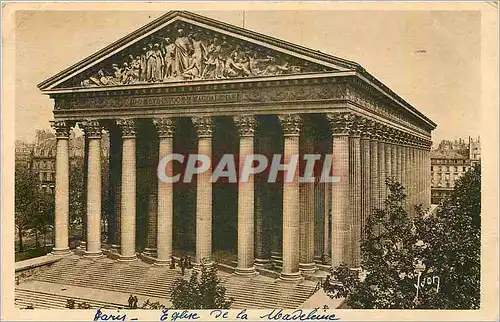 Cartes postales Paris L'Eglise de la Madeleine