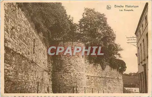 Cartes postales Binche Historique Les Remparts