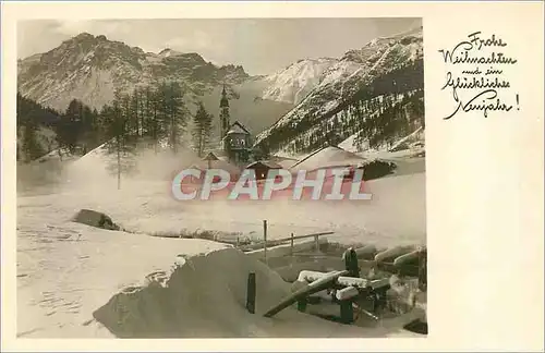 Cartes postales Village sous la neige