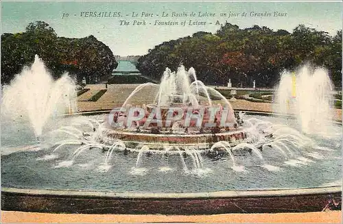 Cartes postales Versailles Le Parc Le Bassin de Latone