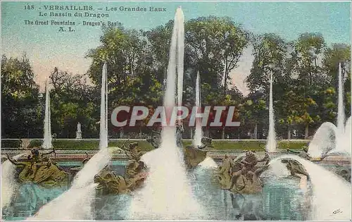 Ansichtskarte AK Versailles Les Grandes Eaux Le Bassin du Dragon