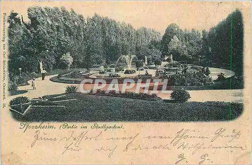 Cartes postales Pforzheim Partie im Stadtgarten