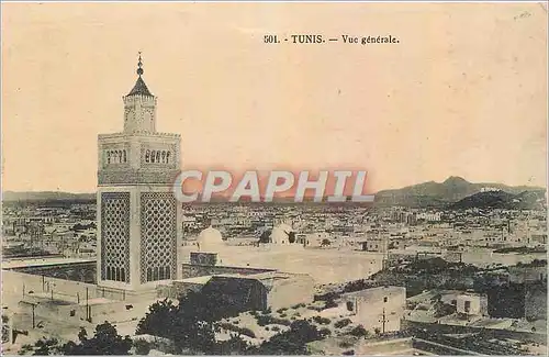 Cartes postales Tunis Vue generale