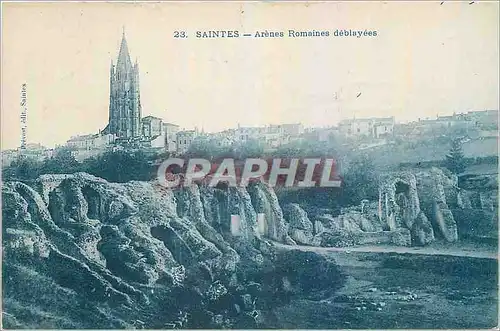 Cartes postales Saintes Arenes Romaines deblayees