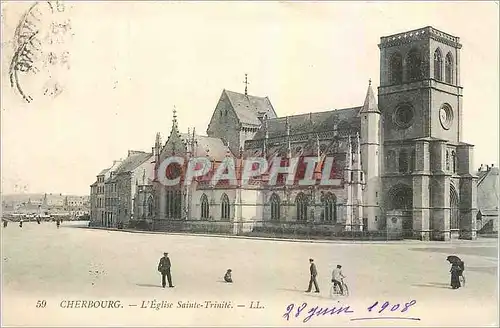 Ansichtskarte AK Cherbourg L'Eglise Sainte Trinite