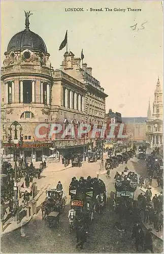 Cartes postales London Strand The Gaiety Theatre