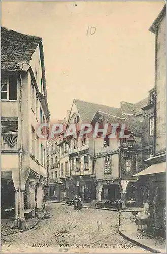 Ansichtskarte AK Dinan Vieilles Maisons de la Rue de l'Apport