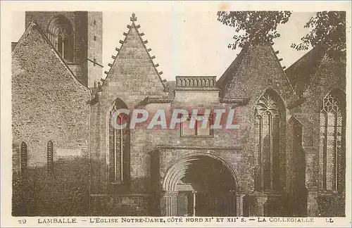 Cartes postales Lamballe L'Eglise Notre Dame Cote Nord