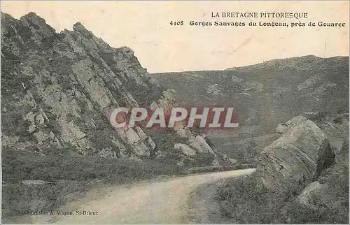 Ansichtskarte AK La Bretagne Pittoresque Gorges Sauvages du Longeau pres de Gouarec