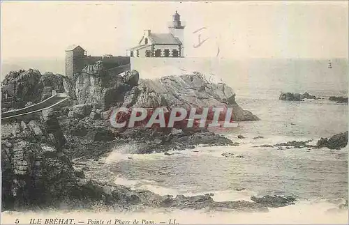 Cartes postales Ile Brehat Pointe et Phare de Paon