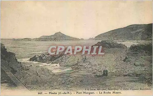 Cartes postales Plouha C du N Port Morguer La Roche Mauve