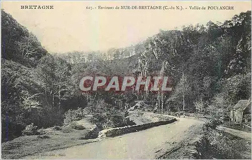 Cartes postales Environs de Mur de Bretagne C du N Vallee de Poulancre