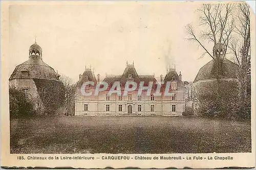 Cartes postales Chateaux de la Loire Inferieure Carquefou Chateau de Mabreuil