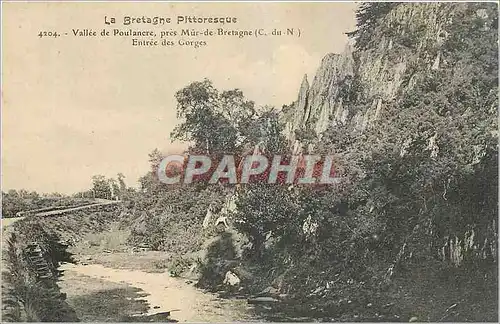 Cartes postales Vallee de Poulancre pres Mur de Bretagne Entree des Gorges