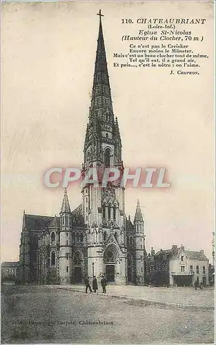 Cartes postales Chateaubriant Loire Inf Eglise St Nicolas