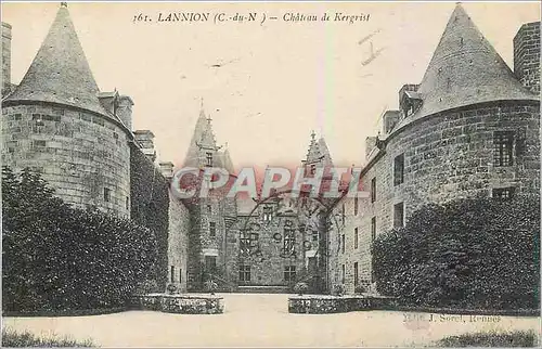 Ansichtskarte AK Lannion C du N Chateau de Kergrist