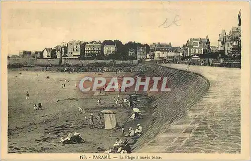 Cartes postales Parame La Plage a maree basse