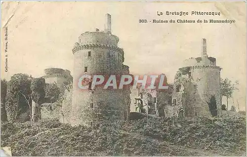 Ansichtskarte AK Ruines du Chateau de la Hunaudaye