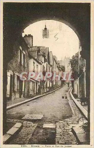 Cartes postales Dinan Porte et Rue du Jerzual