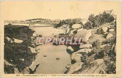 Cartes postales Ploumanach C du N Vallee des Troieros