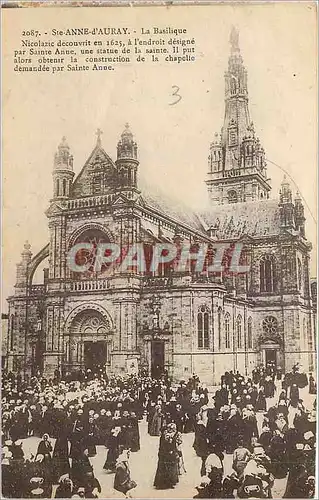 Cartes postales Ste Anne d'Auray La Basilique