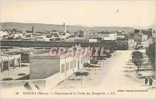 Cartes postales Oudjda Maroc Panorama de la Vallee des Remparts