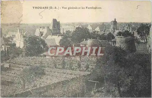 Ansichtskarte AK Thouars DS Vue generale et les Fortification