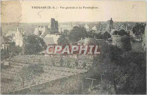 Cartes postales Thouars DS Vue generale et les Fortification