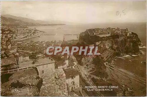 Cartes postales Monaco Monte Carlo Vue Generale